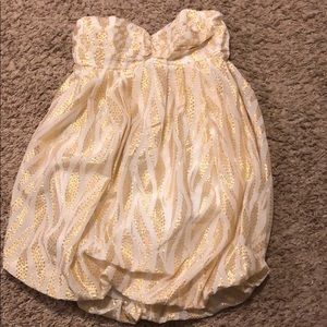 Strapless party dress